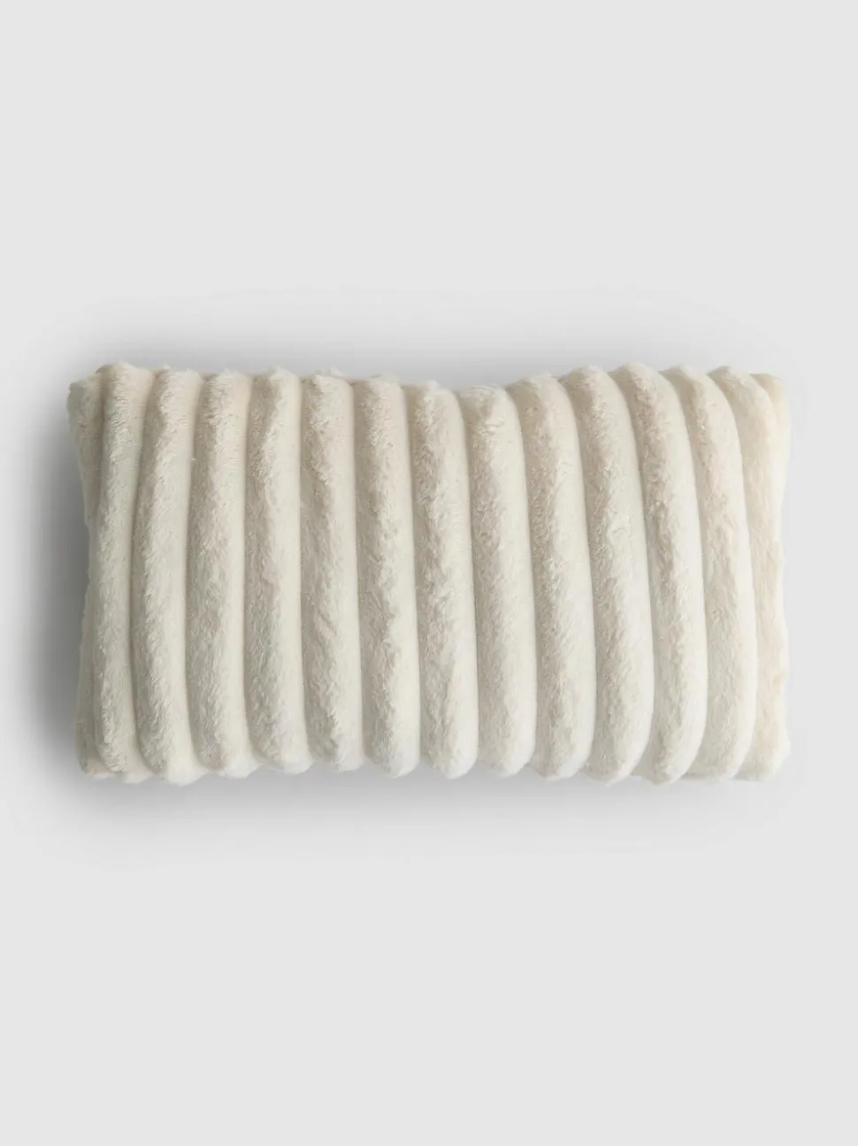 Gerippte, längliche Kissen, 2er-Pack