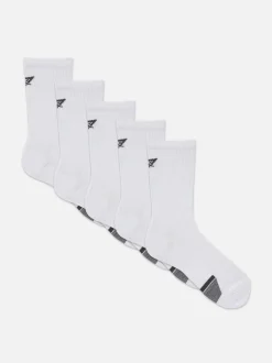 Gerippte Performance-Socken, 5er-Pack
