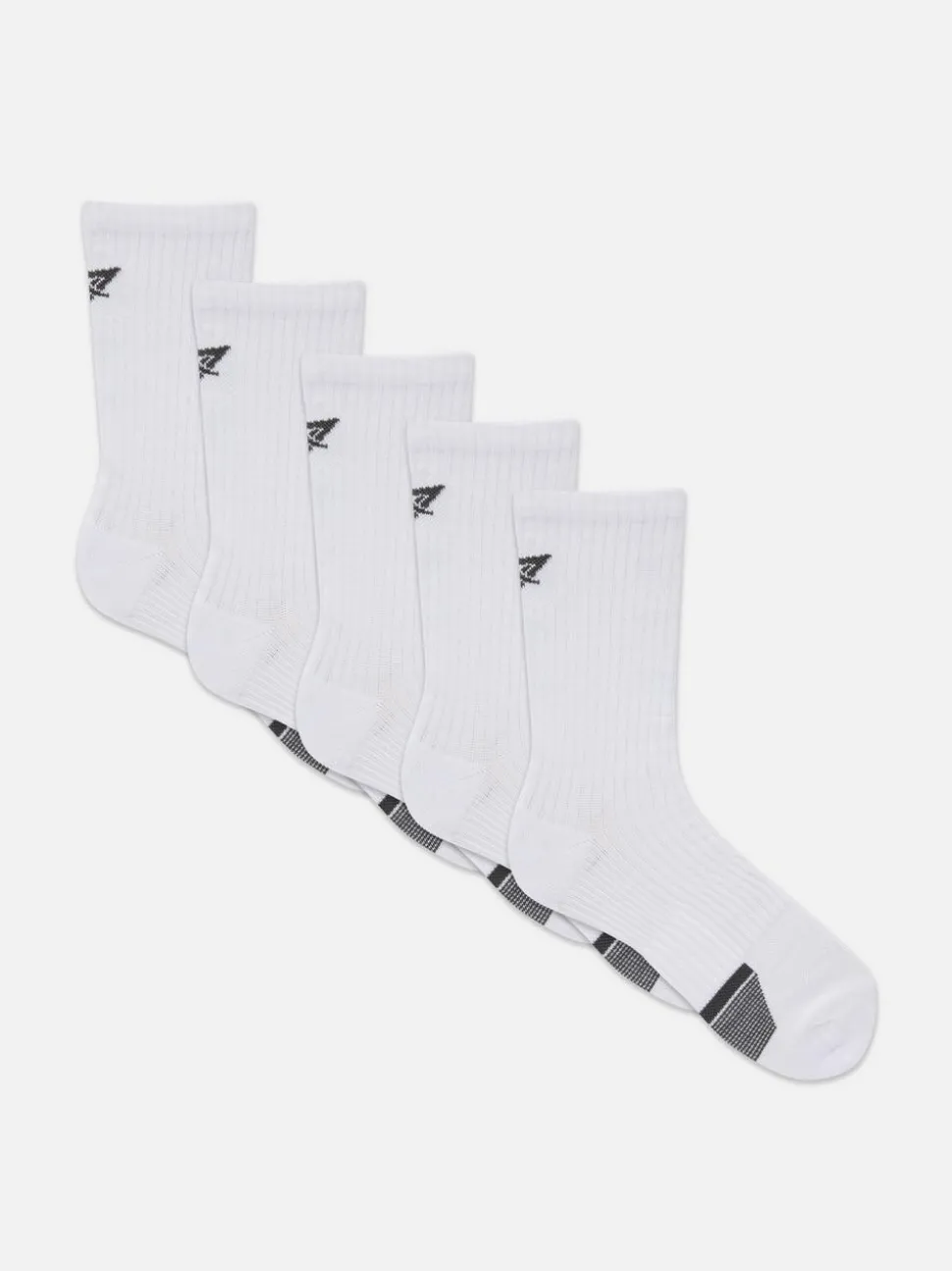 Gerippte Performance-Socken, 5er-Pack