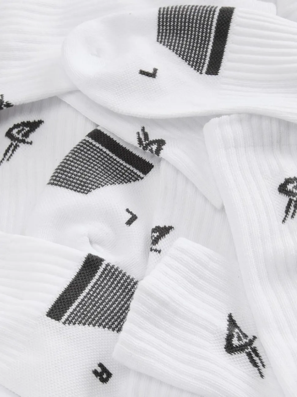 Gerippte Performance-Socken, 5er-Pack