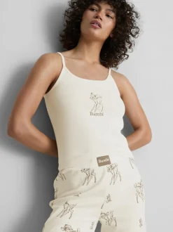 Gerippter Schlafanzug mit „Disney Bambi“ Grafik