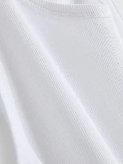 Geripptes Basic Unterhemd
