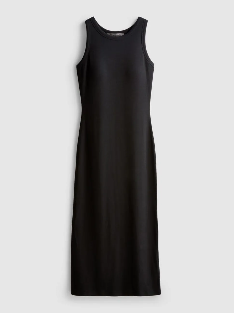 Geripptes Midikleid mit integriertem BH