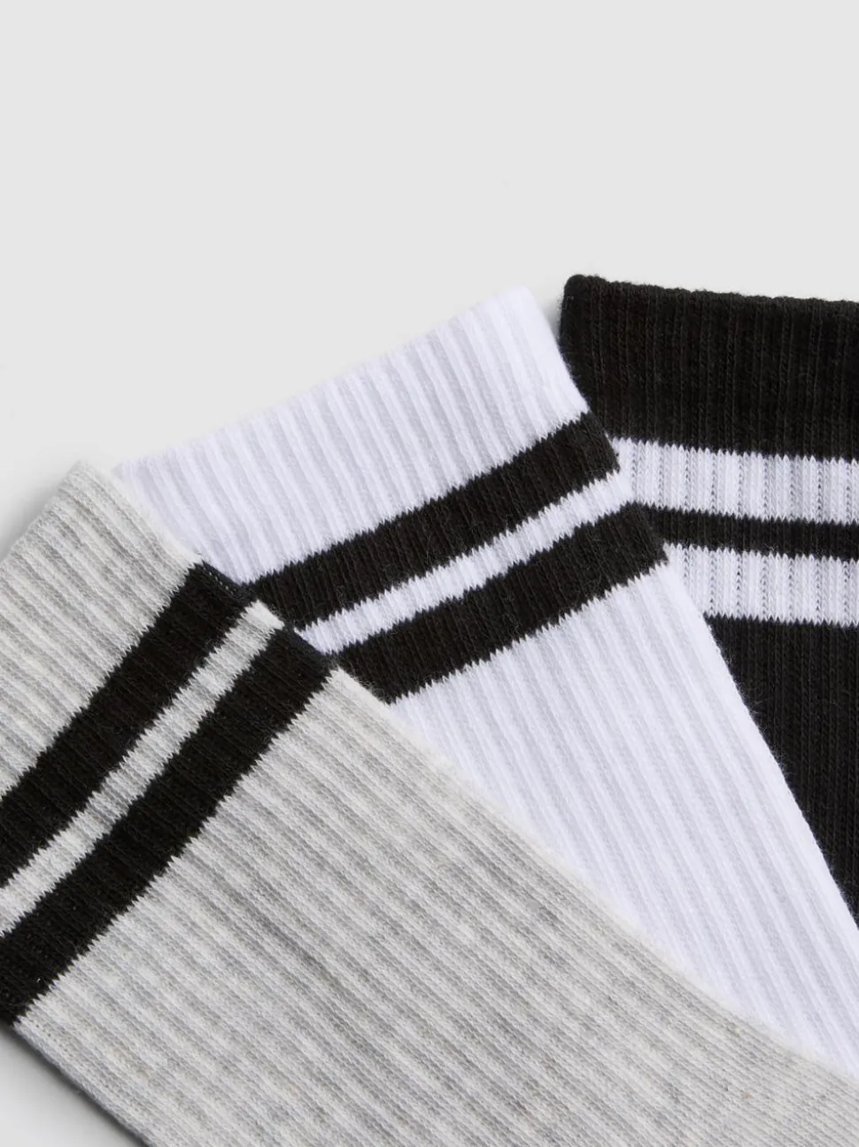 Gerippte Sportsocken, 7er-Pack
