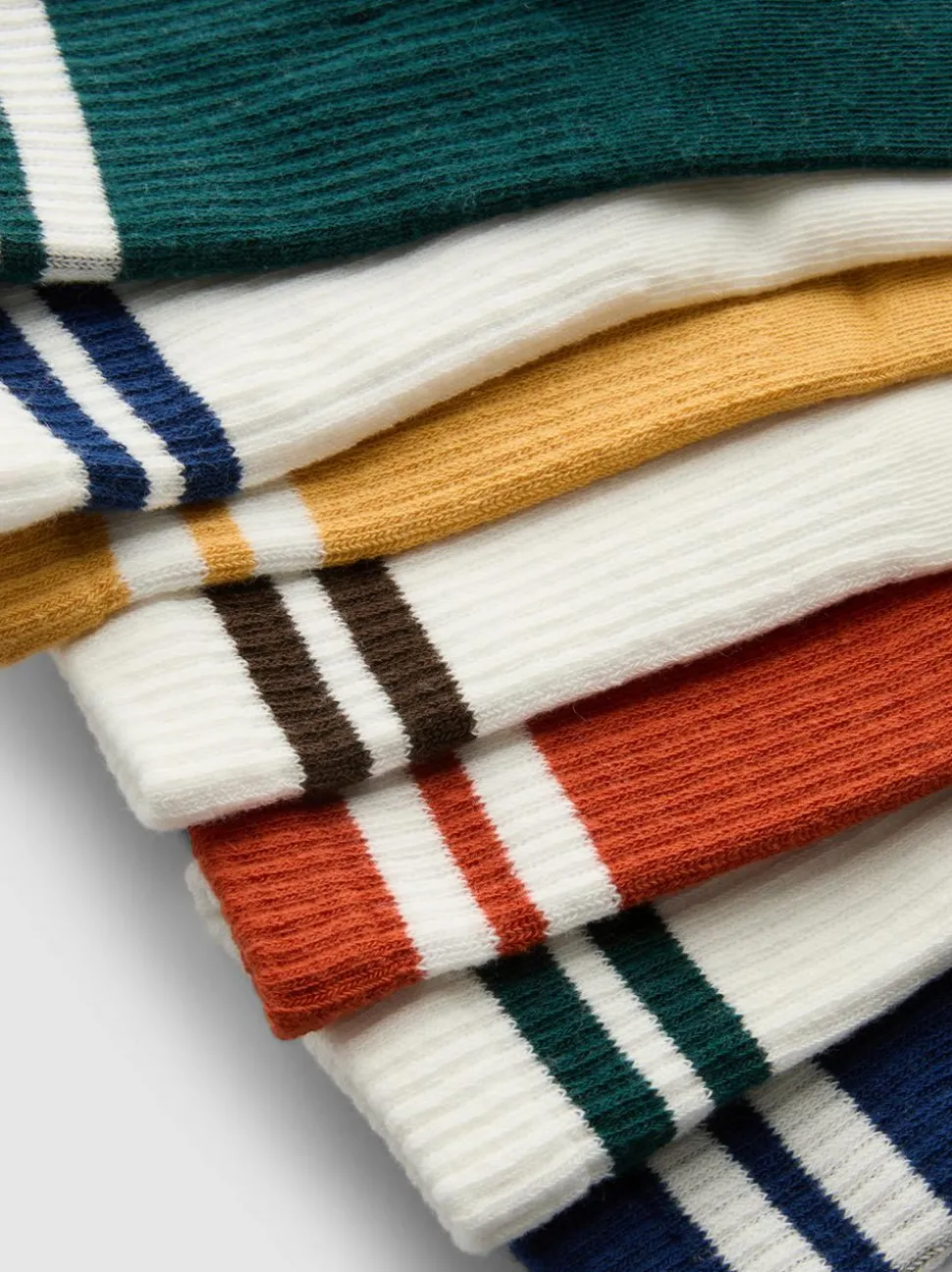 Gerippte Sportsocken, 7er-Pack