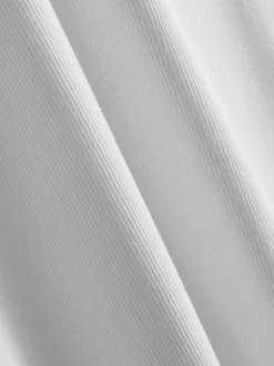 Geripptes Racerback-Top mit hohem Baumwollanteil