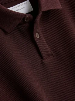 Geripptes „The Edit“ Poloshirt