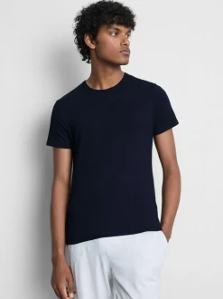 Geripptes T-Shirt, 2er-Pack