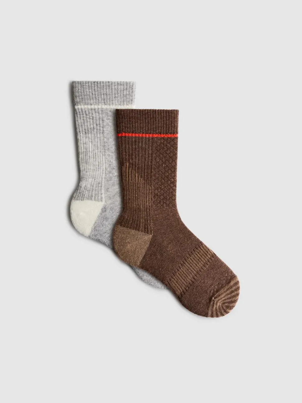 Gerippte Wandersocken, 2er-Pack