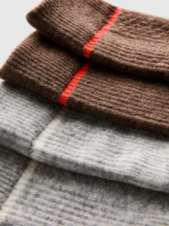 Gerippte Wandersocken, 2er-Pack