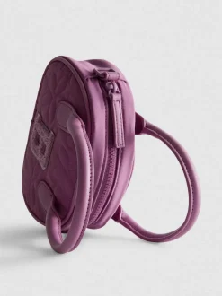 Gesteppte Mini-Tasche mit Initiale