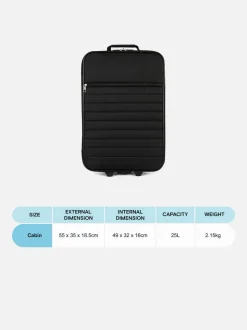 Gesteppter Softshell-Handgepäckkoffer