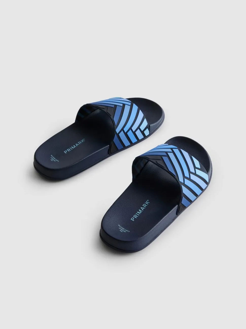 Gestreifte Badesandalen