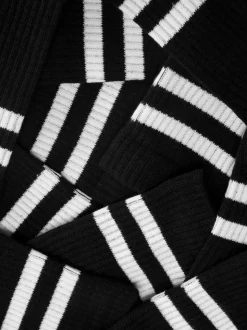 Gestreifte Crew-Socken, 5er-Pack