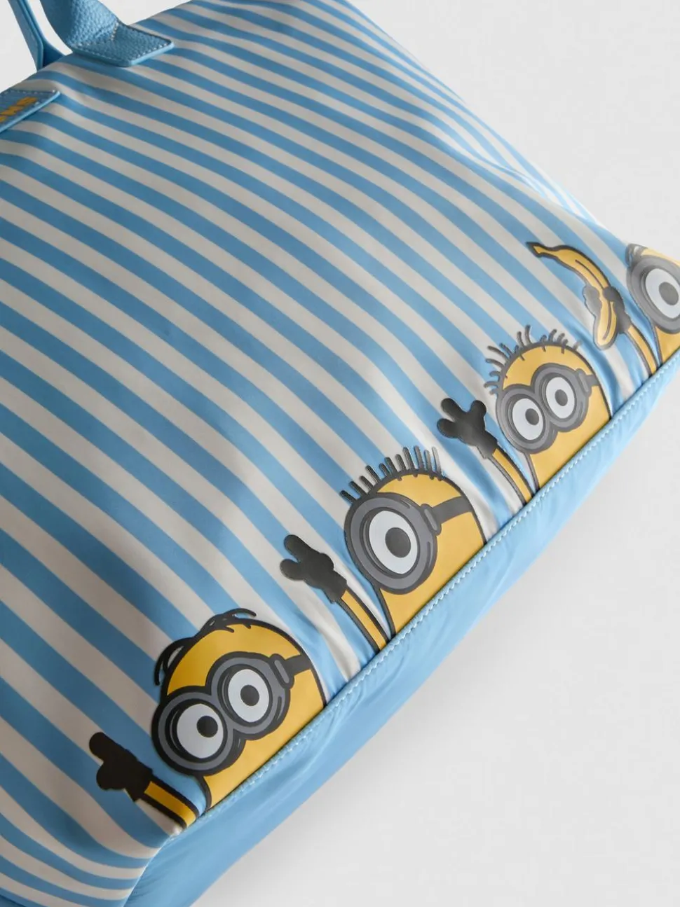 Gestreifte „Ich – Einfach unverbesserlich Minions“ Tragetasche