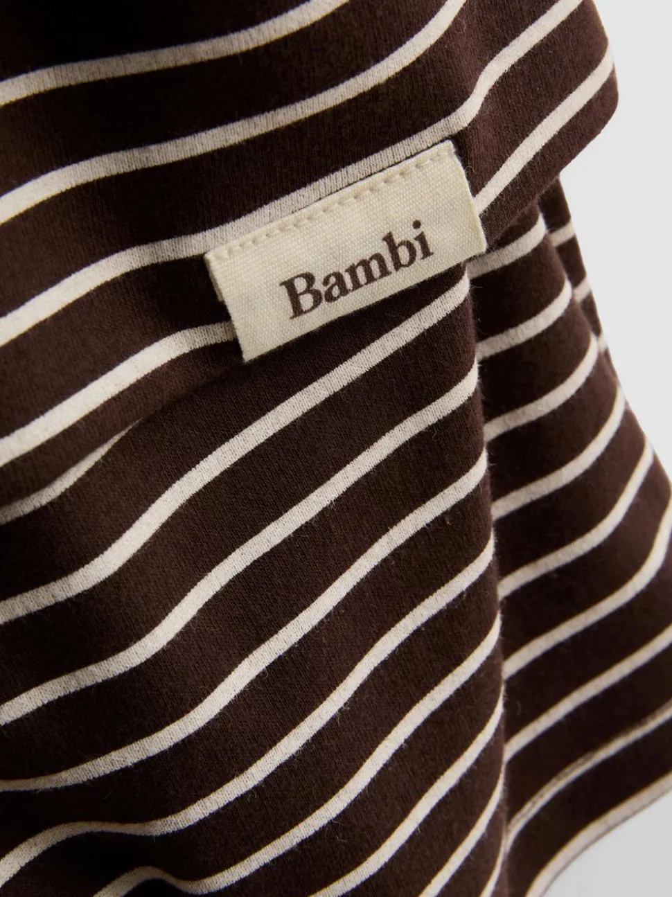 Gestreifter „Disney Bambi“ Schlafanzug aus Baumwolle mit Shorts