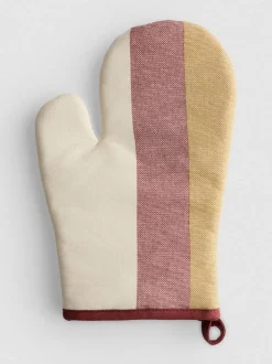 Gestreifter Ofenhandschuh