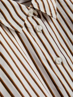 Gestreiftes „By Coleen“ Hemd aus reiner Baumwolle