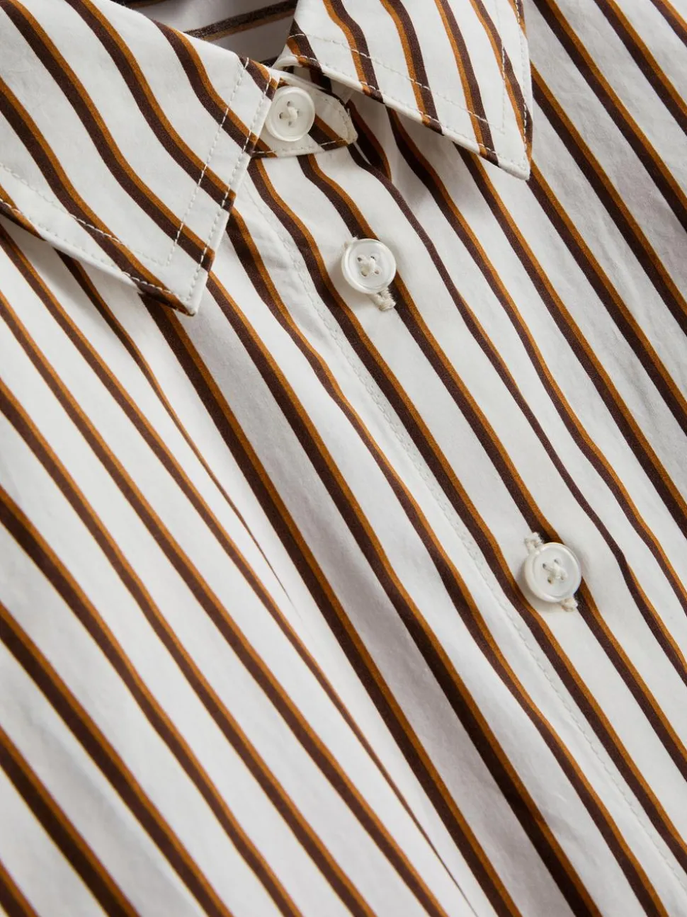 Gestreiftes „By Coleen“ Hemd aus reiner Baumwolle