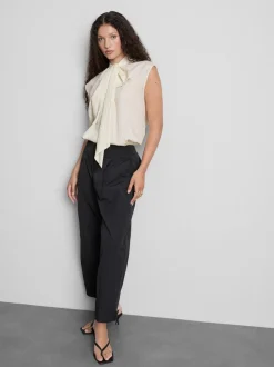 Gestreifte „The Edit“ Bluse zum Binden