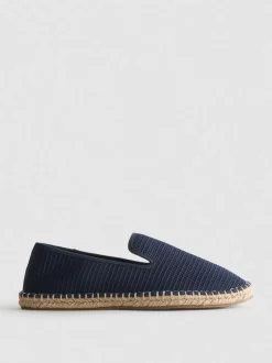 Gestrickte Low-Top-Espadrilles