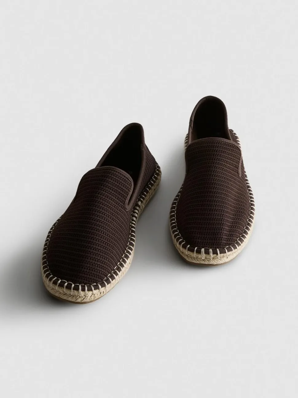 Gestrickte Low-Top-Espadrilles