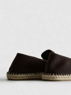 Gestrickte Low-Top-Espadrilles