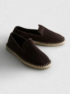 Gestrickte Low-Top-Espadrilles