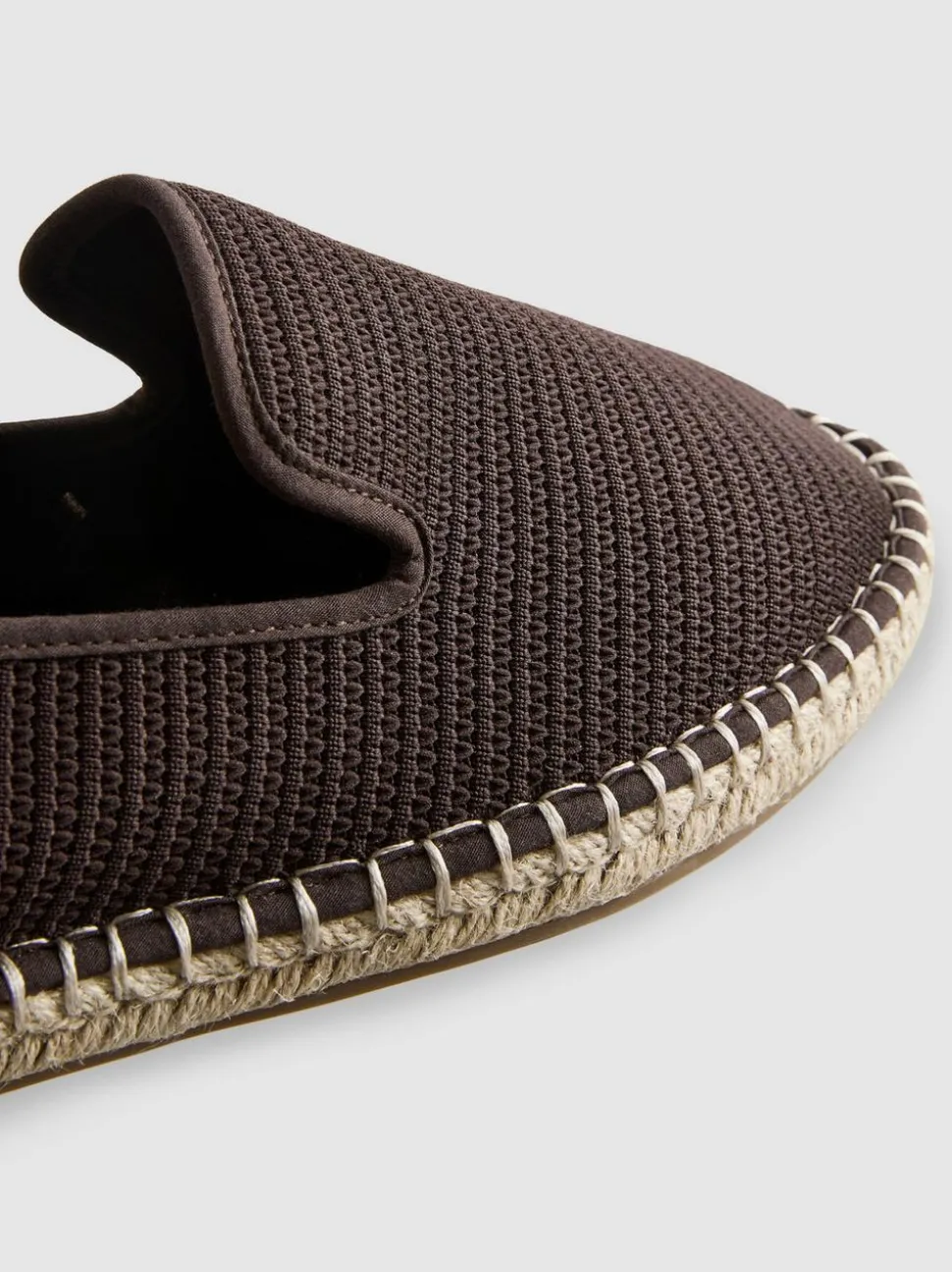 Gestrickte Low-Top-Espadrilles