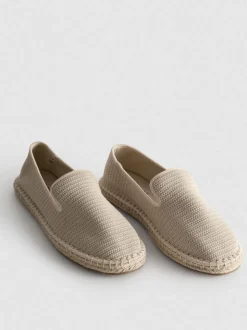 Gestrickte Low-Top-Espadrilles