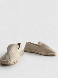 Gestrickte Low-Top-Espadrilles