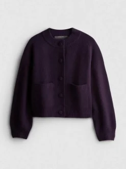Gestrickter Bomber-Cardigan