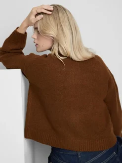 Gestrickter Bomber-Cardigan