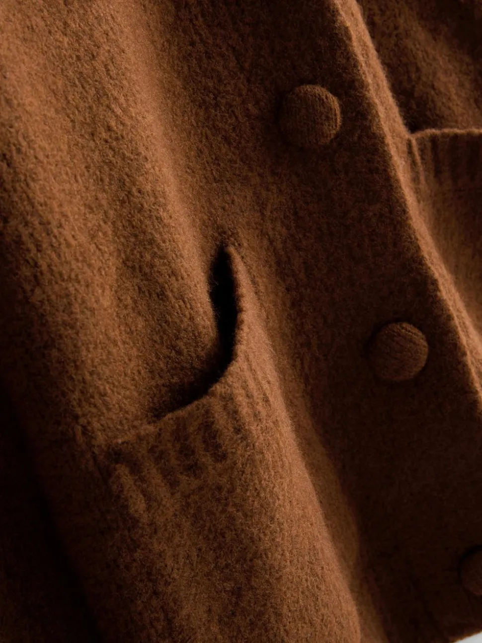 Gestrickter Bomber-Cardigan