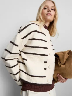Gestrickter Bomber-Cardigan