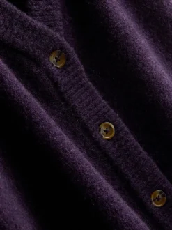 Gestrickter Cardigan mit V-Ausschnitt