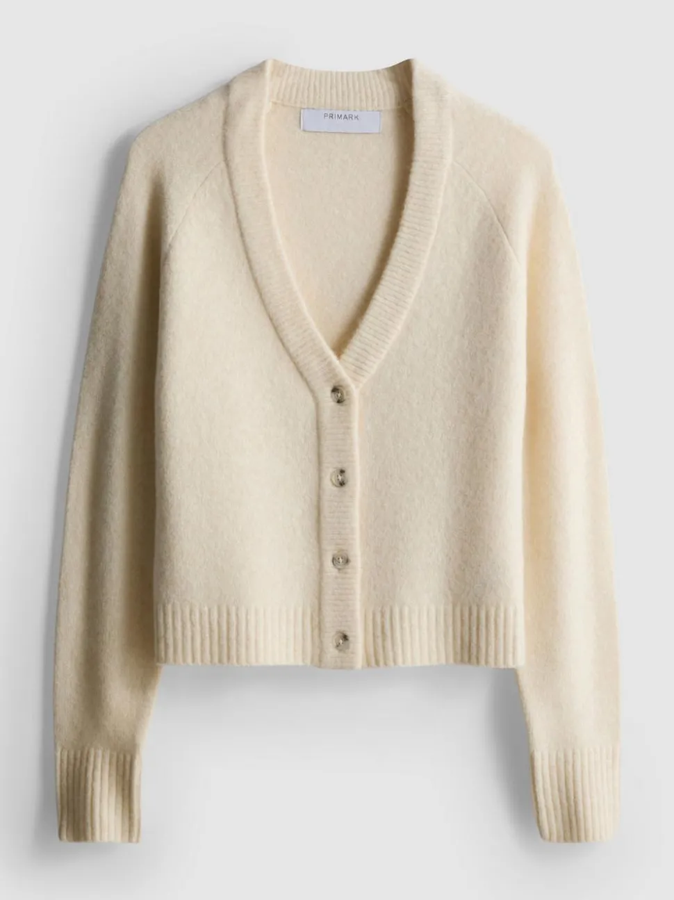 Gestrickter Cardigan mit V-Ausschnitt