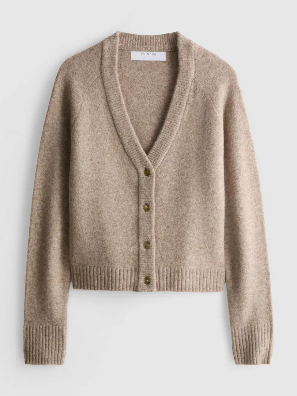 Gestrickter Cardigan mit V-Ausschnitt