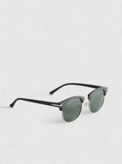 Getönte Clubmaster-Sonnenbrille