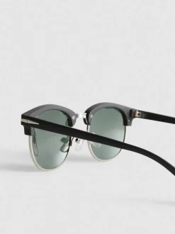 Getönte Clubmaster-Sonnenbrille