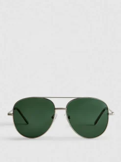 Getönte Piloten Sonnenbrille