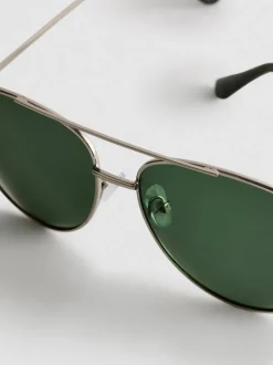 Getönte Piloten Sonnenbrille