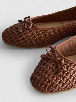 Gewebte Ballerinas