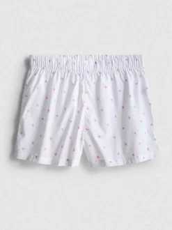 Gewebte Schlafanzugshorts aus Baumwolle