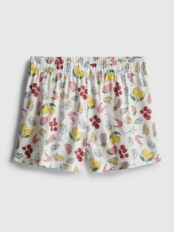 Gewebte Schlafanzugshorts aus Baumwolle