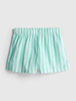 Gewebte Schlafanzugshorts aus Baumwolle