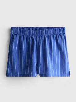 Gewebte Schlafanzugshorts aus Baumwolle