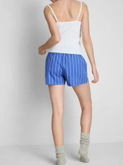 Gewebte Schlafanzugshorts aus Baumwolle