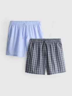 Gewebte Shorts, 2er-Pack