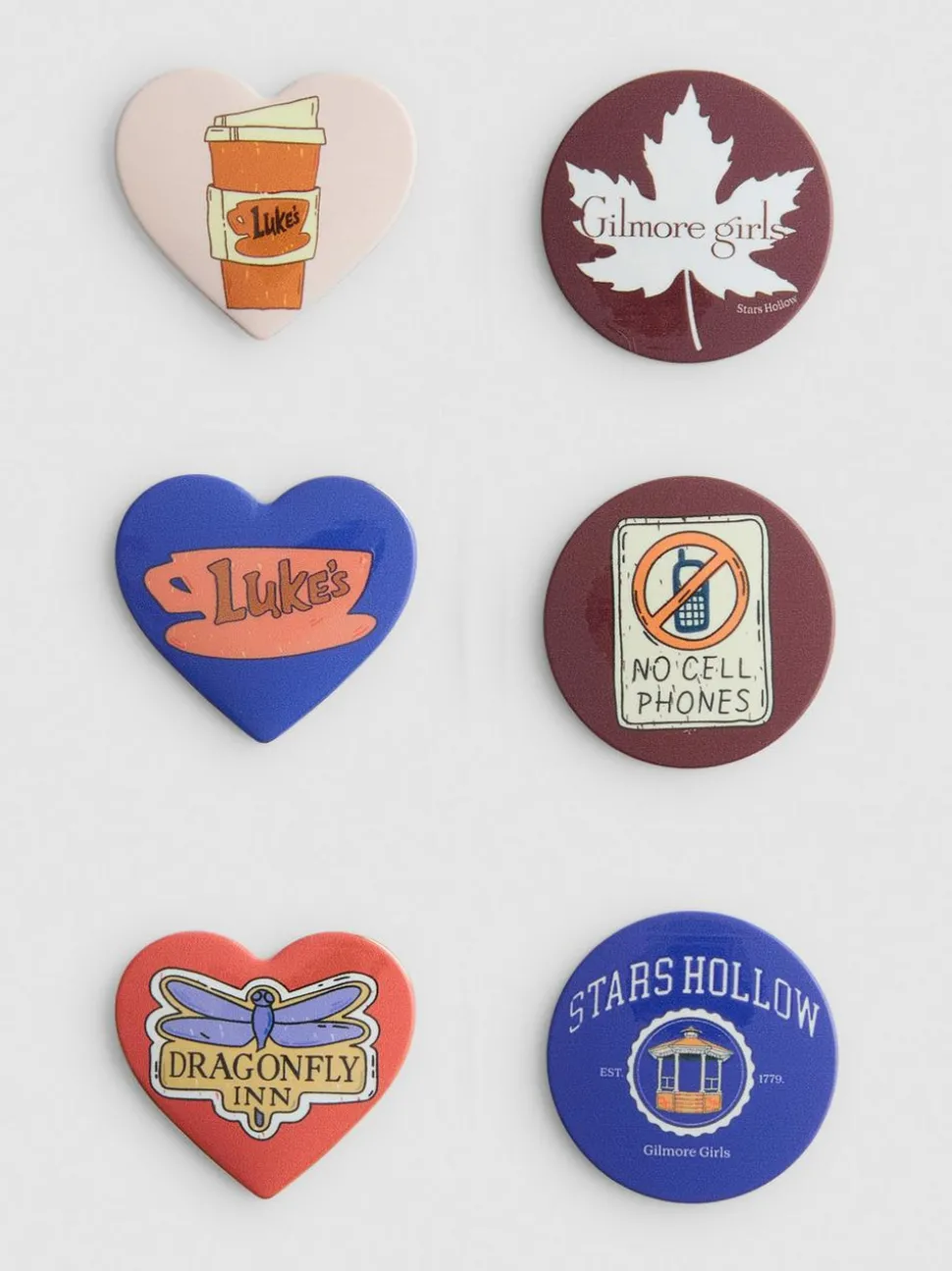 „Gilmore Girls“ Magnete, 6er-Pack